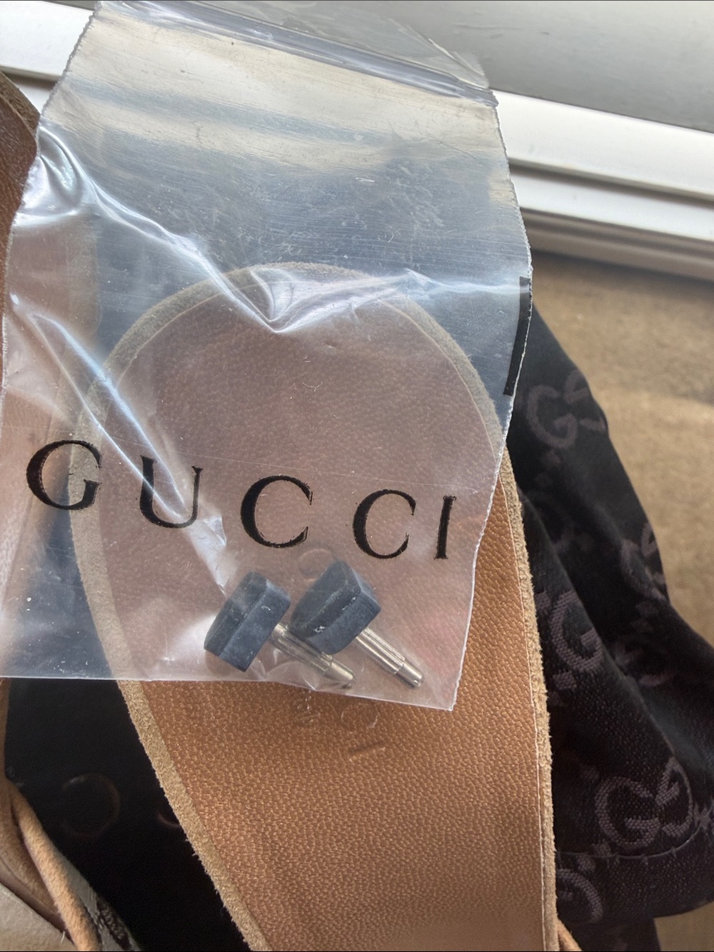 Gucci Brown Beige GG Canvas Horsebit Pointed Mules 7.5 - Picture 2 of 7